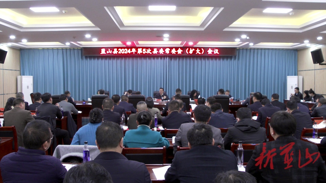 龙向洋主持召开2024年第5次县委常委会（扩大）会议