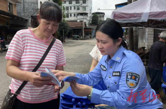 蓝山县司法局开展“法律明白人”专题培训暨“民法典宣传月”法治宣传活动
