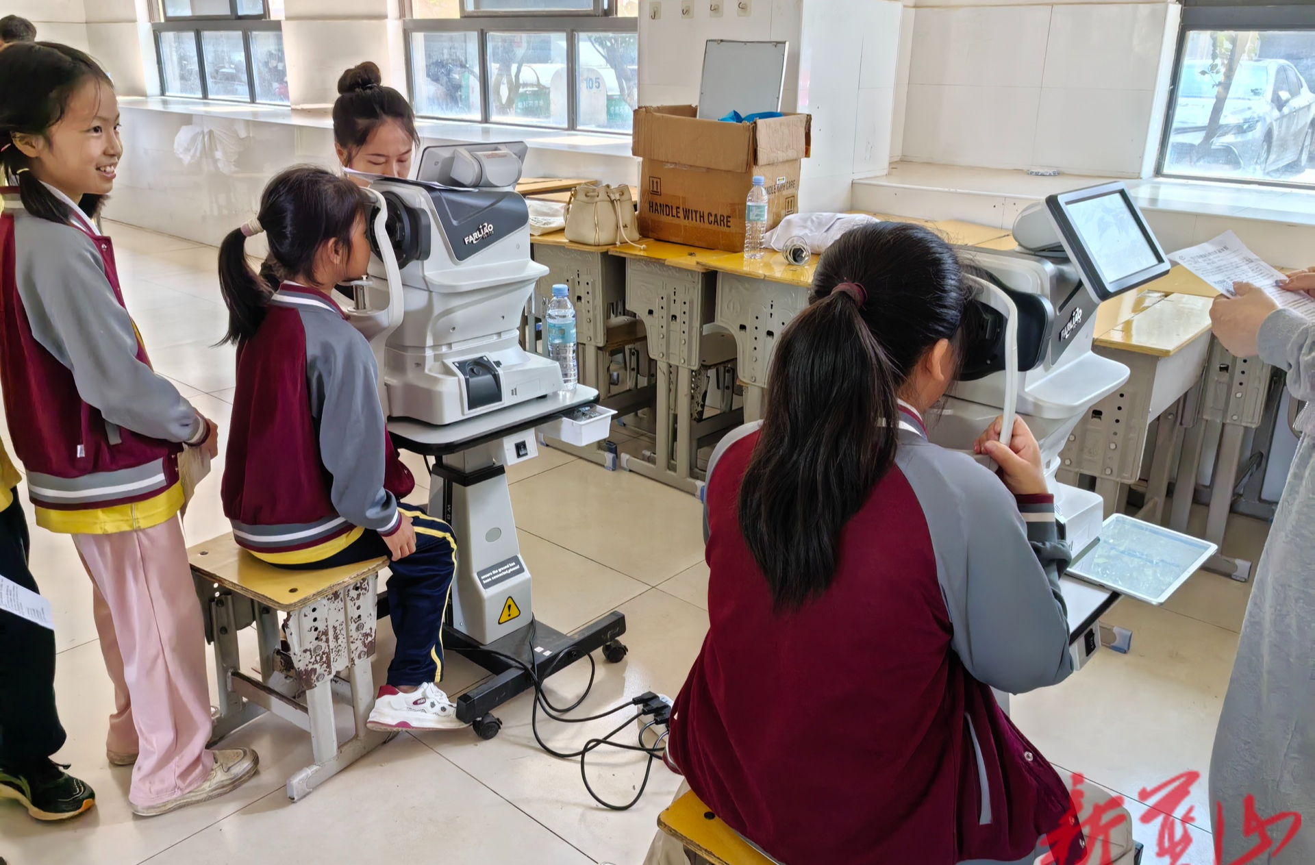 蓝山县疾控中心携手湘源学校开展视力筛查