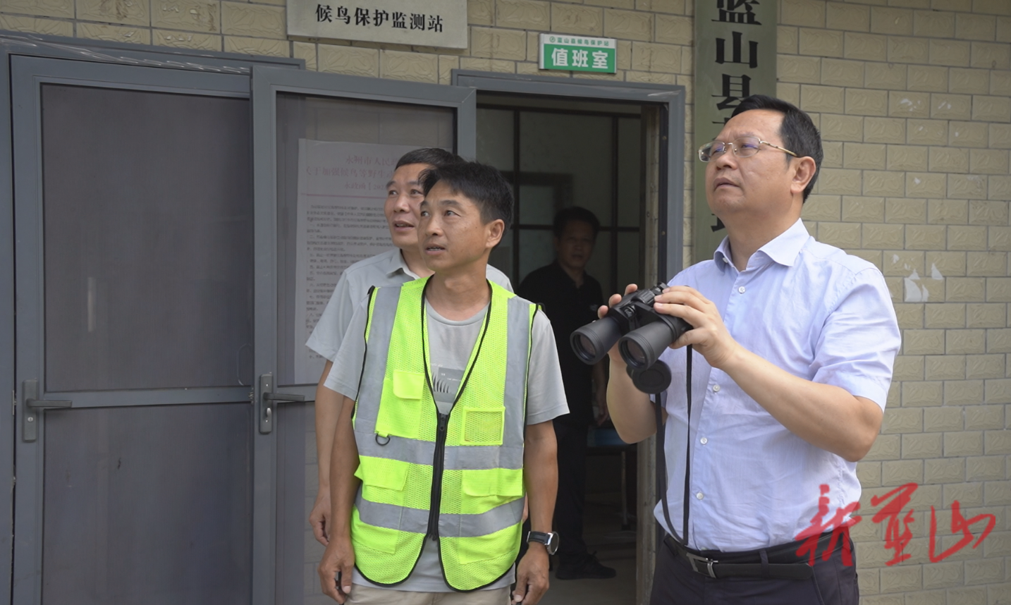 藍山：龍向洋調(diào)研候鳥保護、秸稈禁限燒管控等工作
