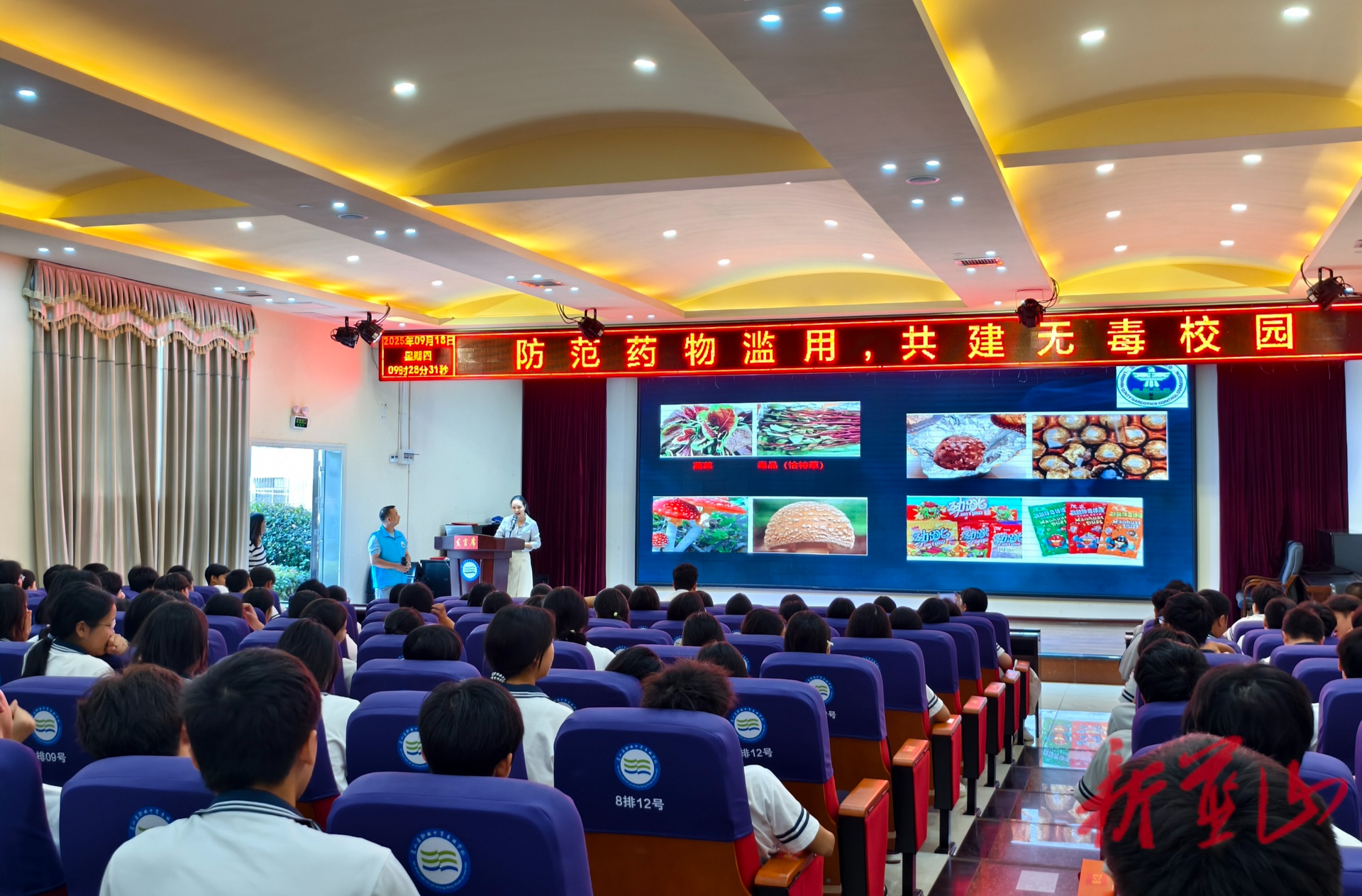 蓝山：“防范药物滥用 共建无毒校园”
