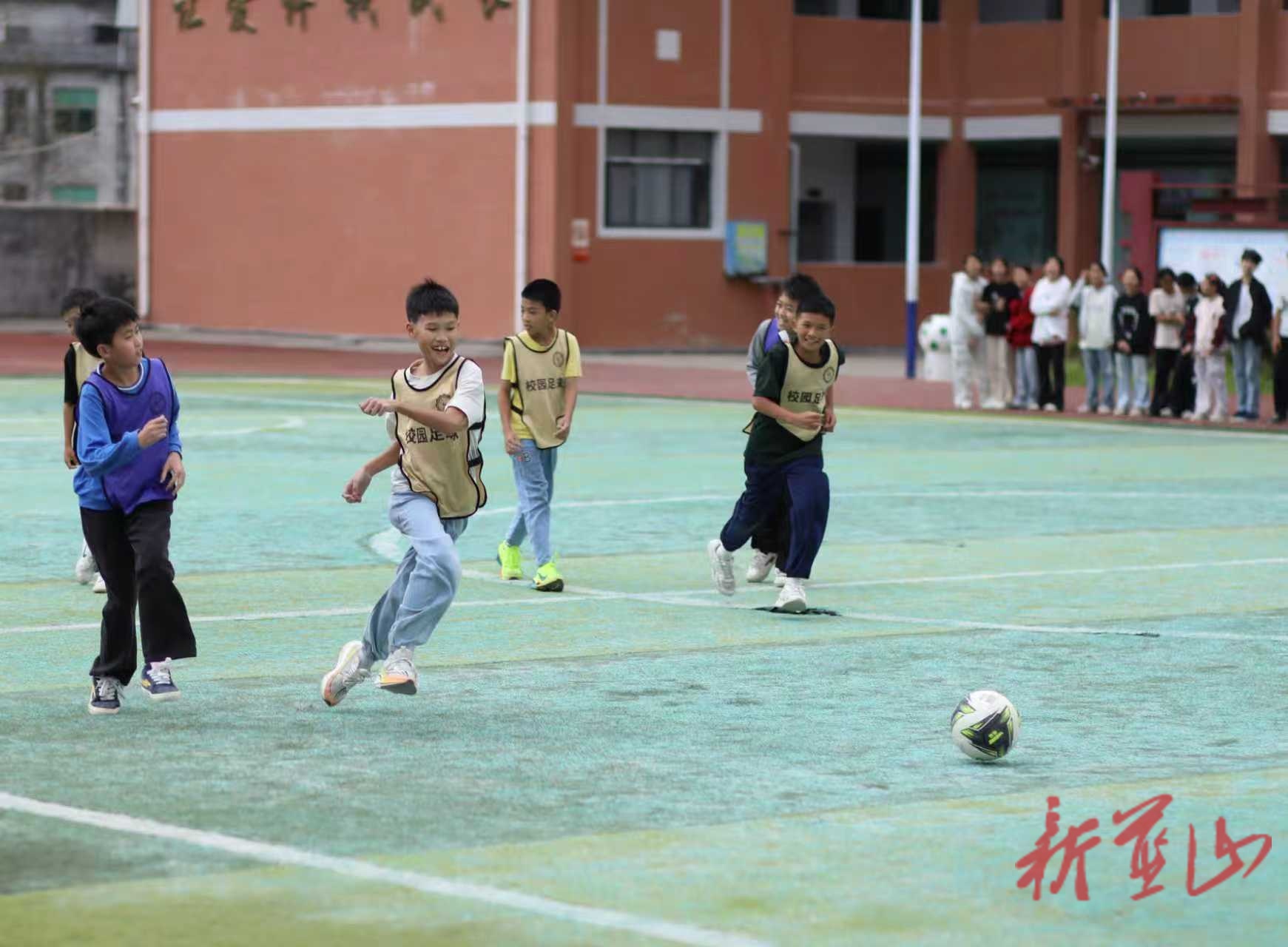 （图片新闻）蓝山：瑶乡少年绿茵场上展风采
