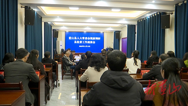 蓝山县人大常委会视察调研县监察委工作