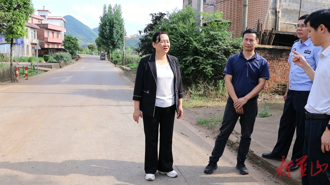 蓝山：邓群调研道路交通安全工作