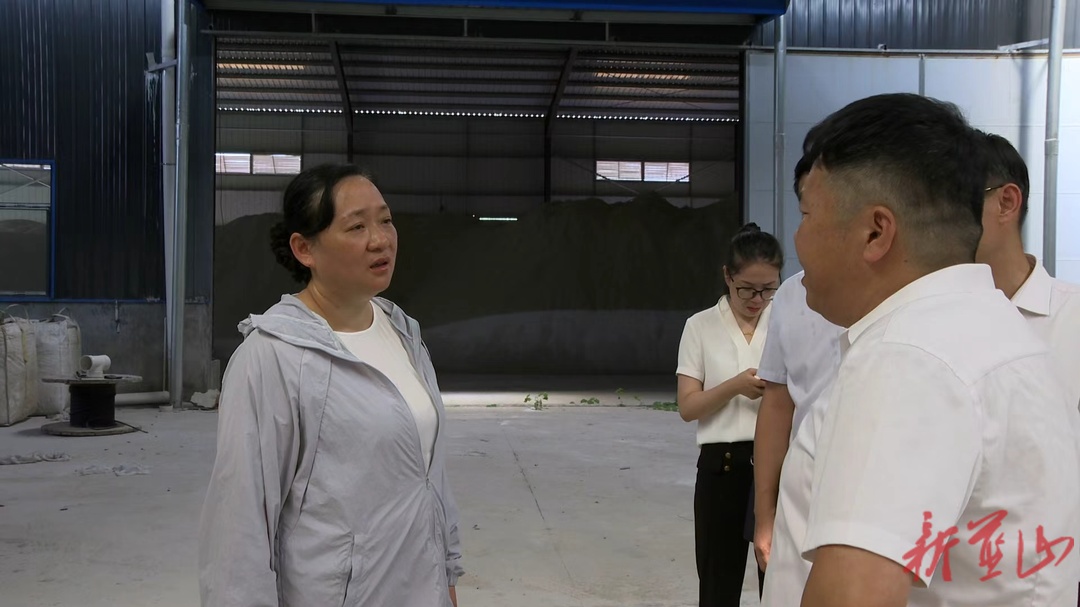 邓群调研蓝山县再生资源循环利用产业集聚区（铸造）项目建设工作