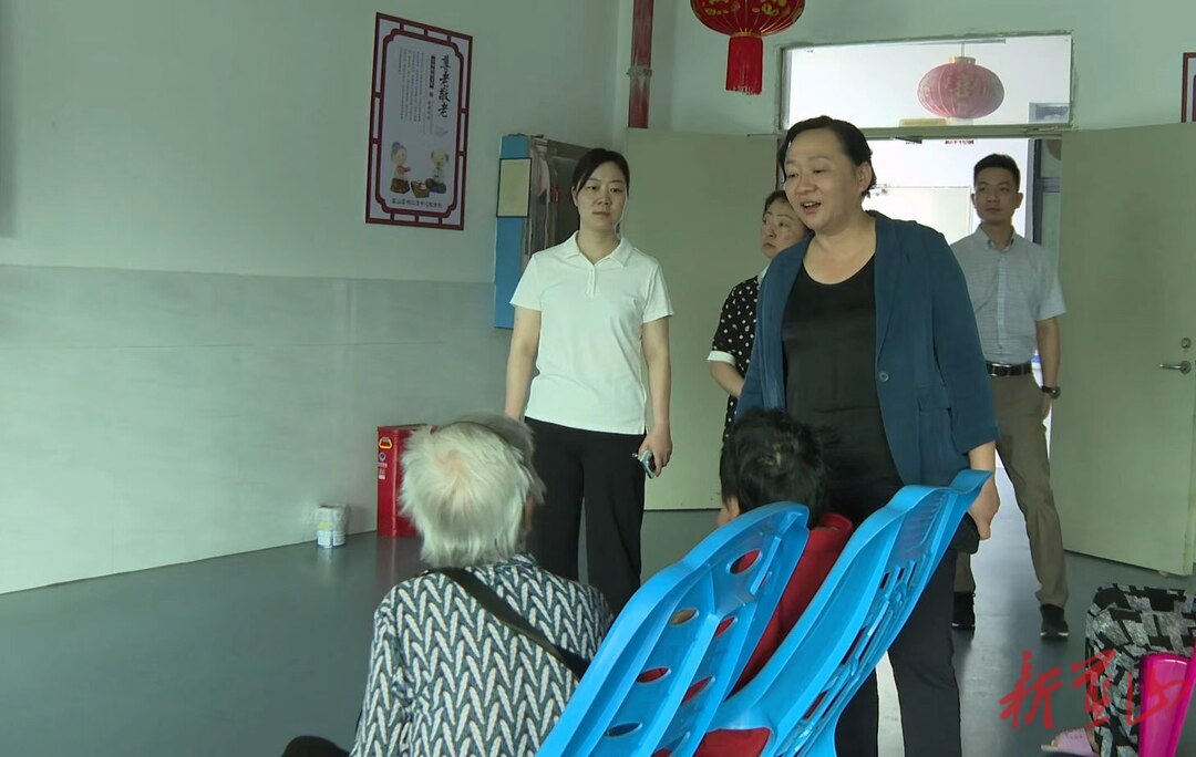 蓝山：邓群调研养老和救助领域专项整治工作