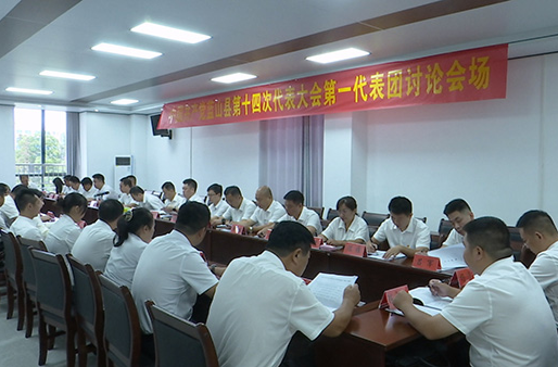 【聚焦党代会】中国共产党蓝山县第十四次代表大会举行各代表团会议