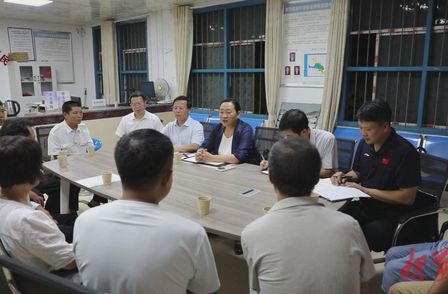 蓝山：邓群到新圩镇调研并开展联村解忧“四个一批”活动