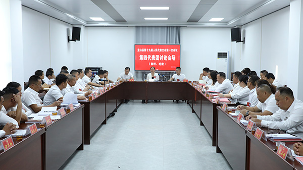 【聚焦两会】蓝山：邓群参加第四代表团讨论