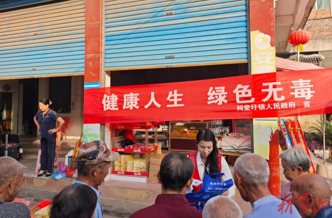 祠堂圩镇：赶集宣传入民心 全域踏查除隐患
