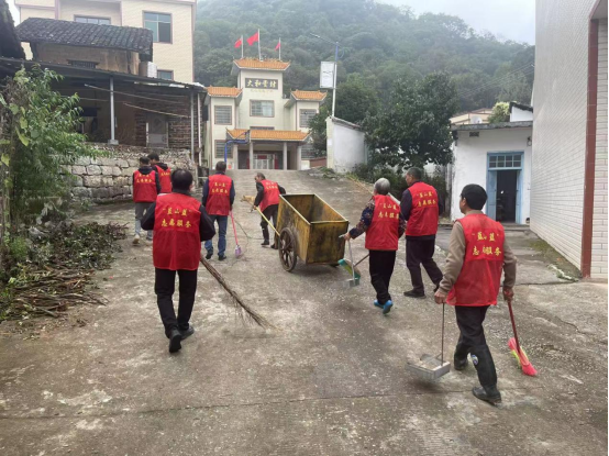 祠堂圩镇大和村：掀起大扫除热潮 共绘美丽宜居新画卷