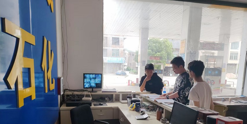 祠堂圩镇开展安全生产专项检查