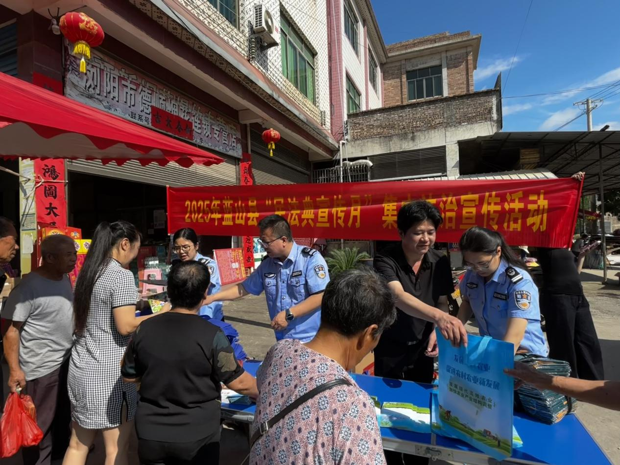祠堂圩镇司法所开展“民法典宣传月”集中普法活动