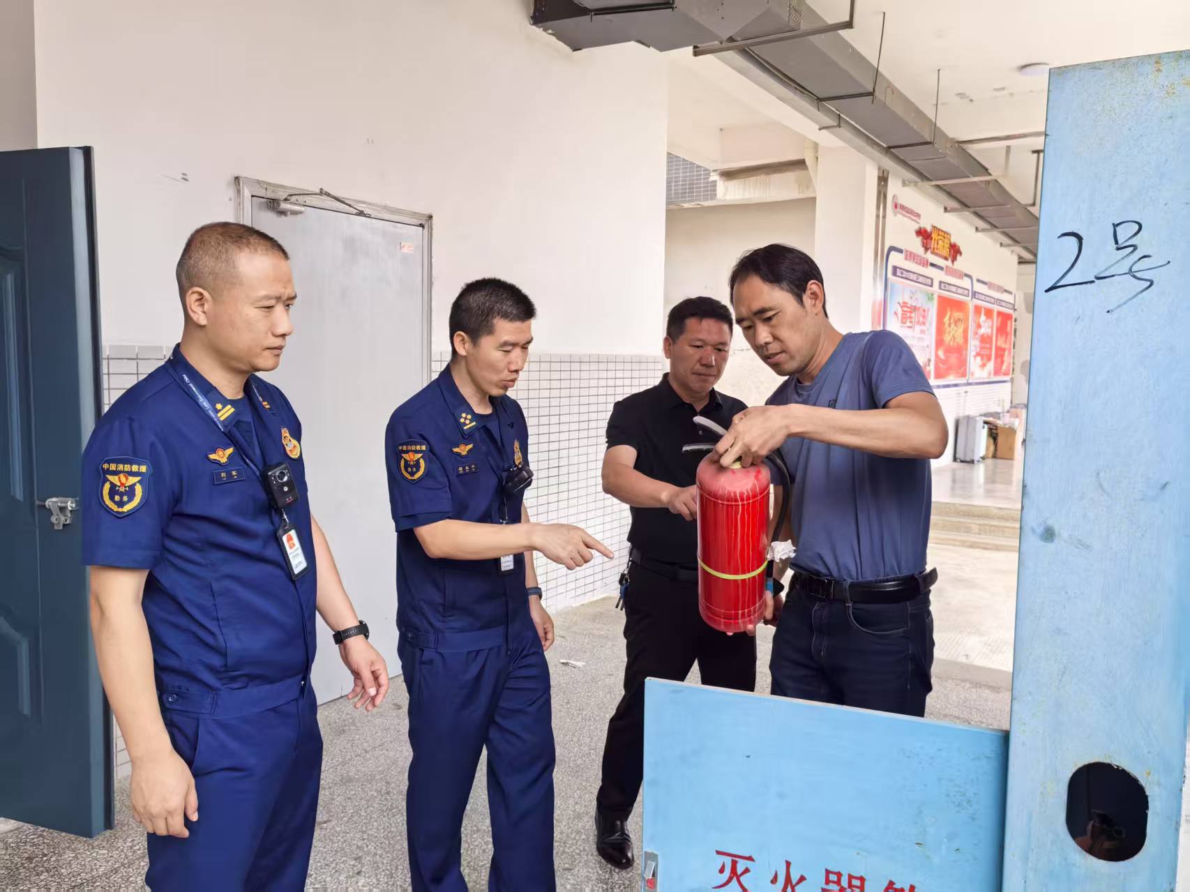 蓝山县消防救援大队开展高考涉考场所消防安全检查