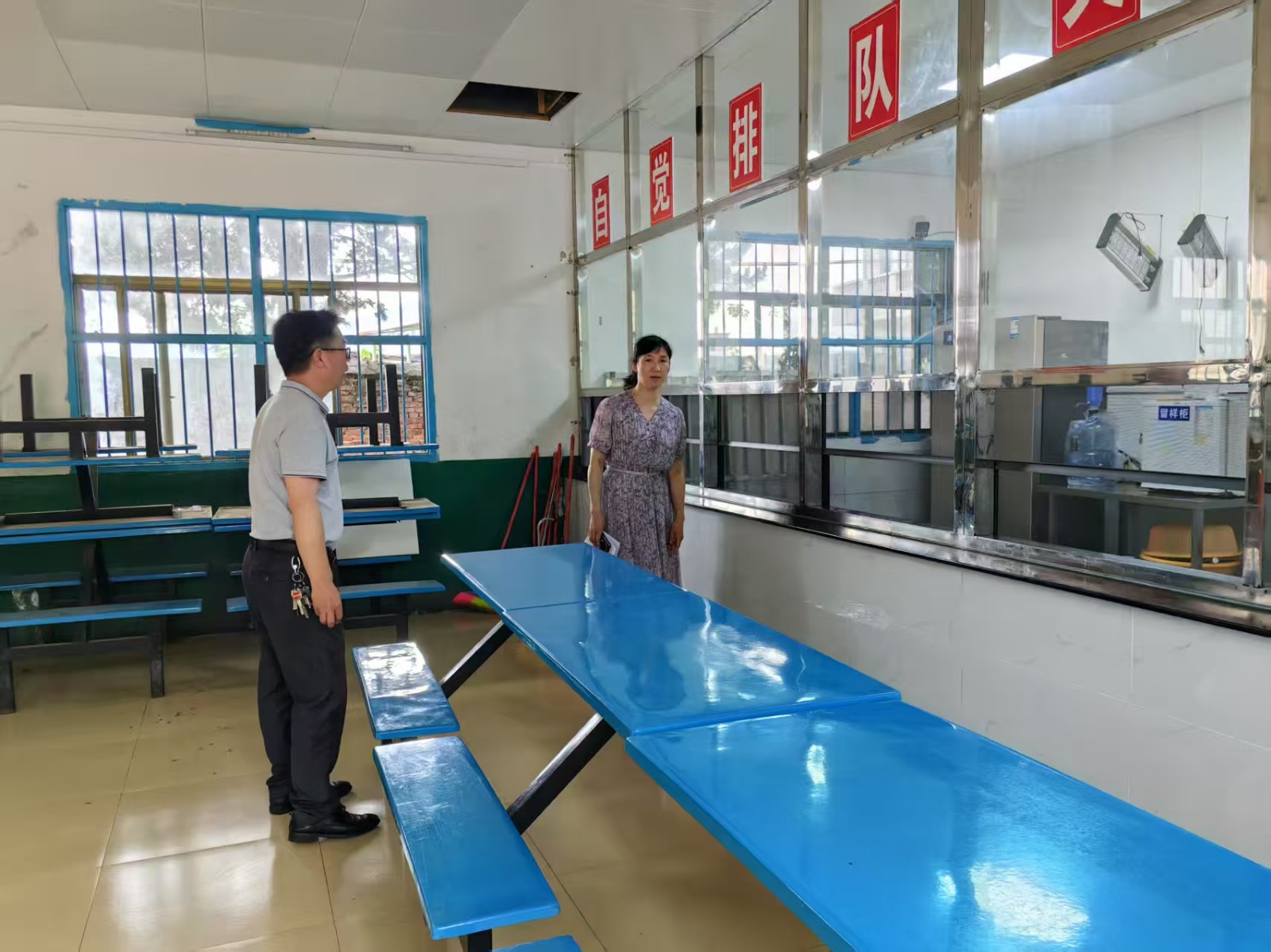 蓝山县纪委监委：强化监督检查 推动廉洁食堂建设