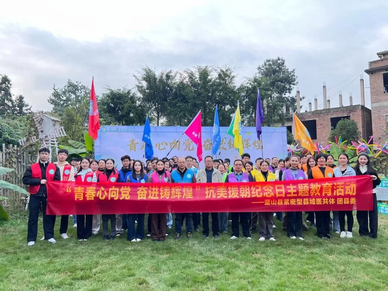 蓝山团县委联合县中心医院开展抗美援朝纪念日主题教育活动
