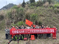 毛俊镇开展“131”工作机制暨森林防灭火实战演练