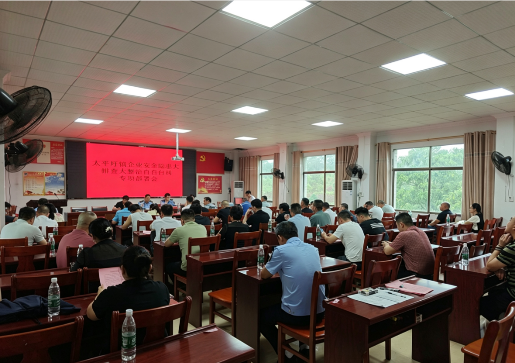 太平圩镇召开企业安全隐患大排查大整治专项部署会