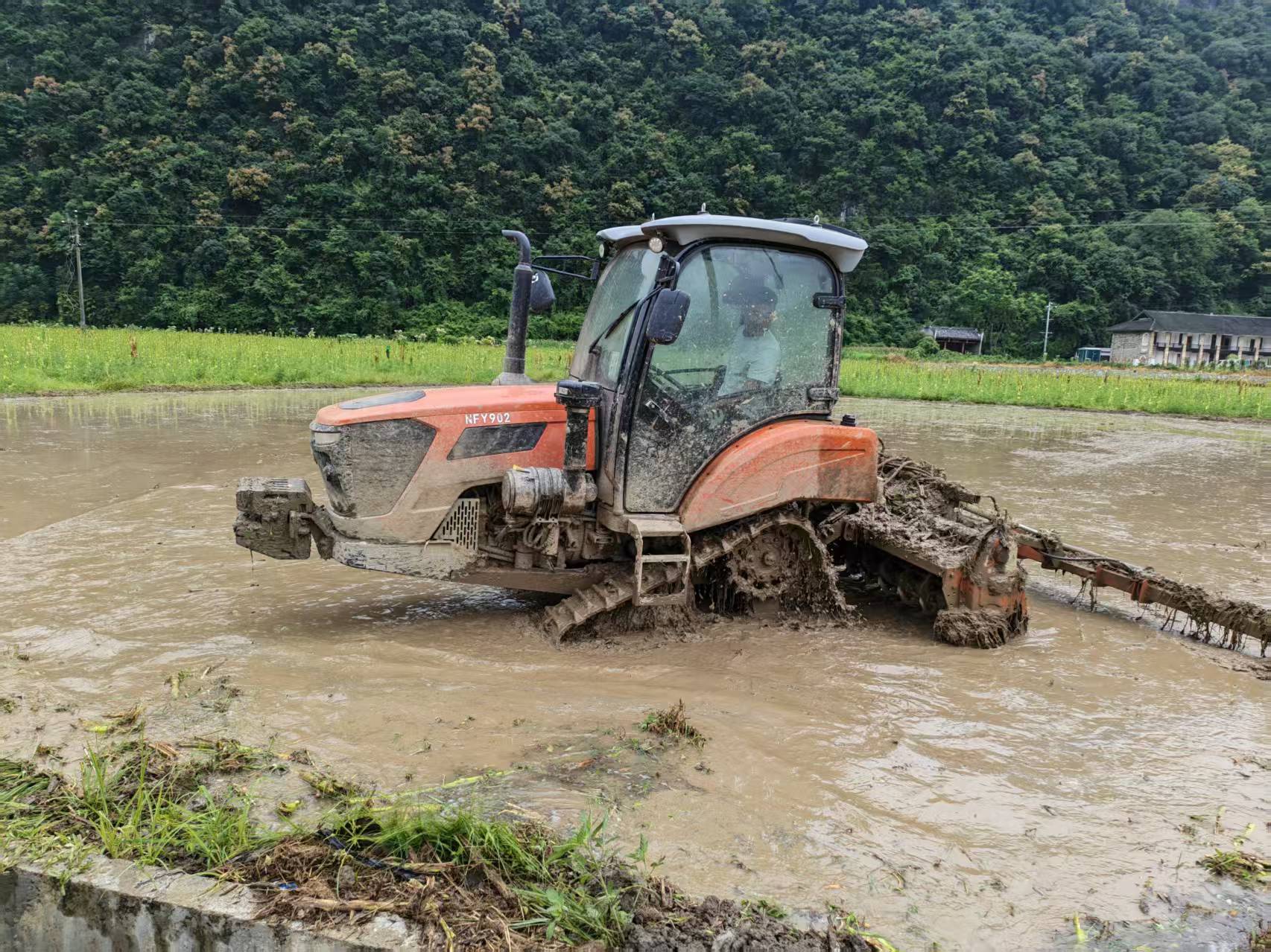 祠堂圩镇虎溪村：引水整地备插秧 田园铺就丰收新希望